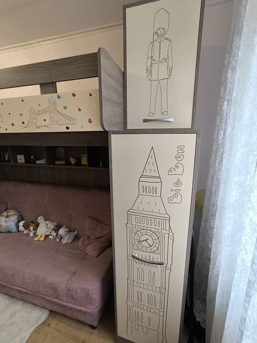 Кровать детская двухярусная