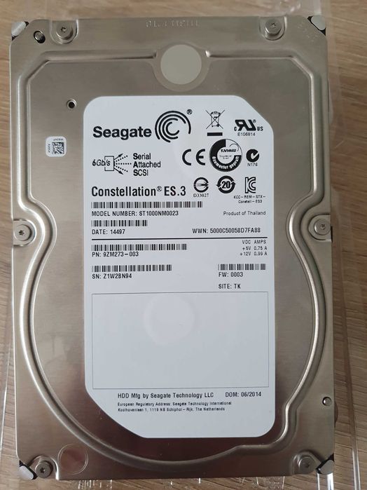 HDD Seagate SAS 1TB Nou
