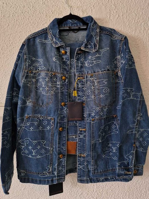 Geaca Blugi LOUIS VUITTON Blue Blue marimea 46