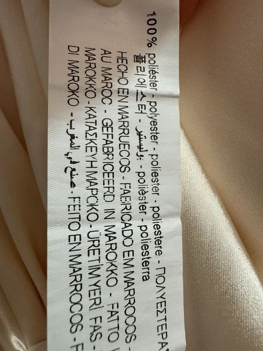 Rochie de seara tip furou satinata cu spatele gol Zara marimea S