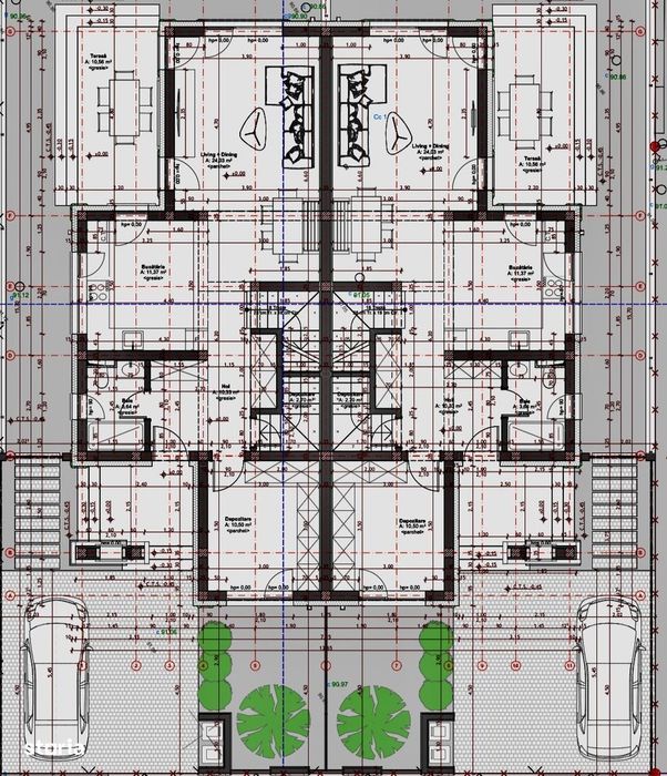 Duplex premium, 4 camere, 115 mp utili, 315 mp teren - Ghiroda