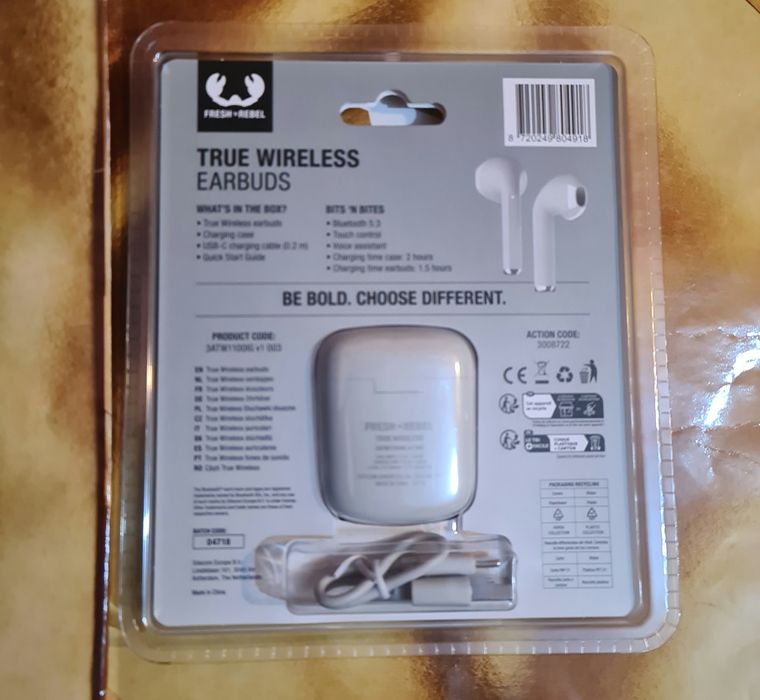 Casti  Fresh 'n Rebel , True Wireless, Bluetooth, Micr., Voice Assist