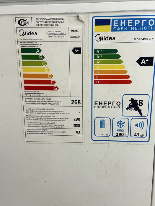 Морозильник Midea