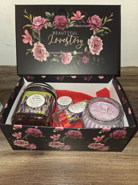 Vând set produse cu lavandă