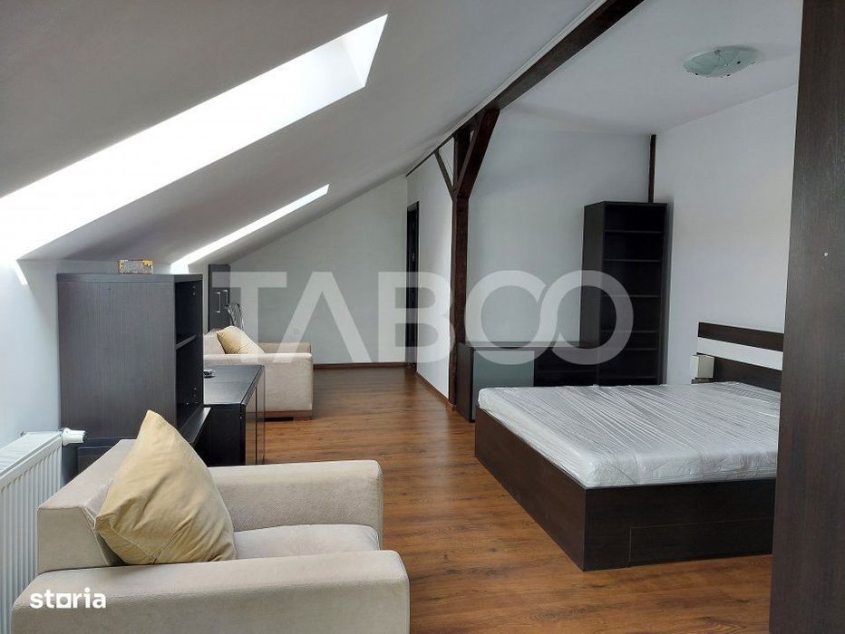 Casa de inchiriat cu 5 camere si 780 mp gradina langa padure in Sibiu