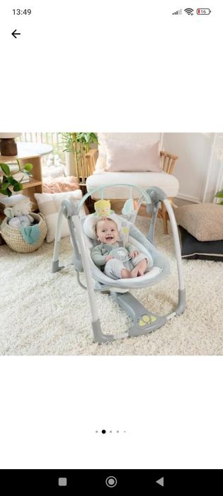 Leagăn și balansoar 2in1