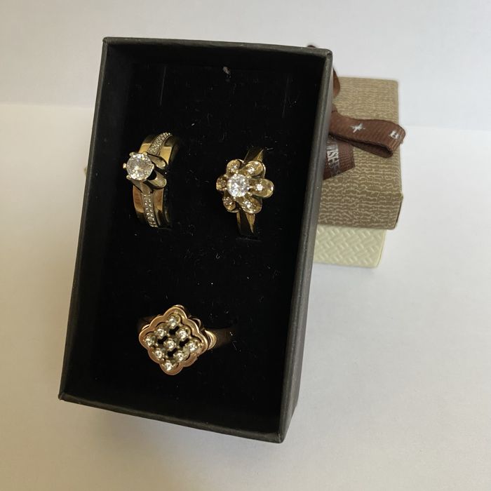 Золотое кольцо желтое золото