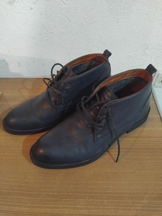 42 номер Мъжки Боти Guess и Daniele Guardo естествена велур и кожа