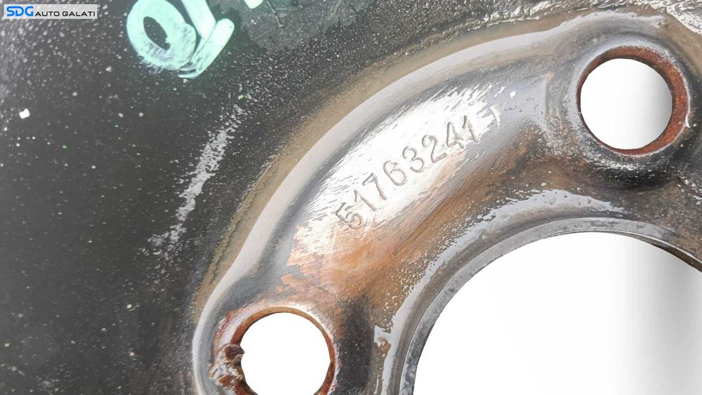 Janta Roata Tabla Slim Rezerva 175 65 R15 Fiat Grande Punto 2004 - 2012 Cod 51763241 [MX0539]