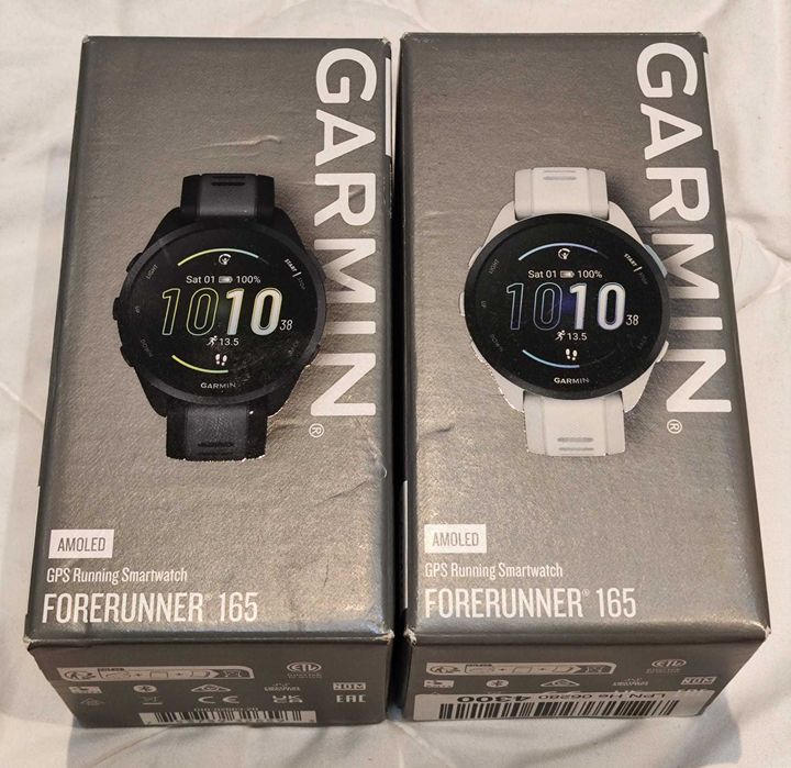 Smartwatch Garmin Forerunner 165, 43mm, GPS, Wi-Fi, Android/iOS