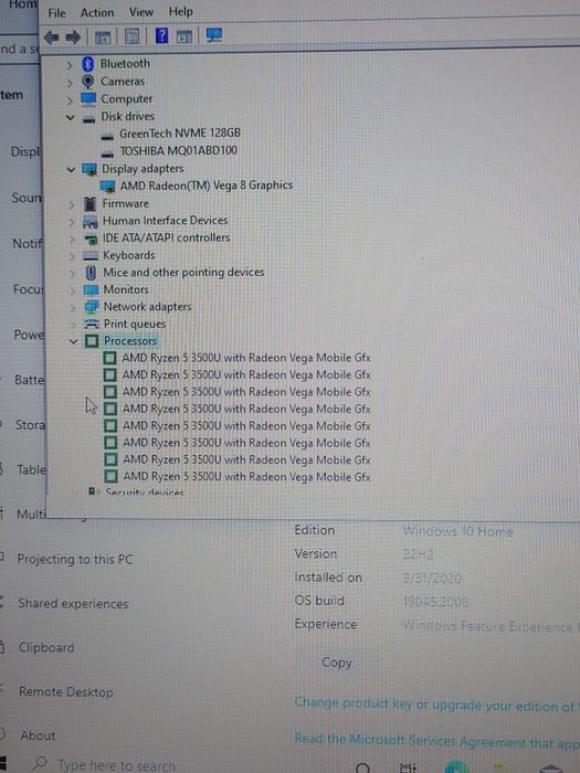 Asus Vivibook 17. Ryzen 5.. SSD + 1 Tera.. 17,3 inch
