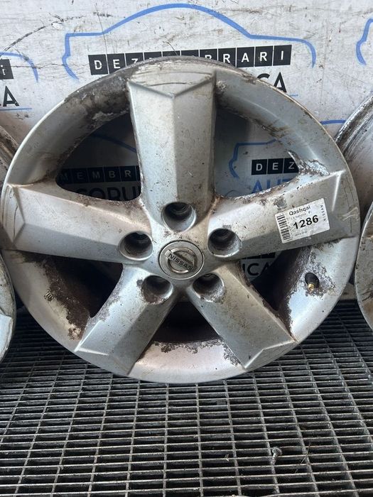 Jante aliaj Nissan Qashqai 2008 - 2010 (1286) R16 Nu se vede et necesită recondiționare ...