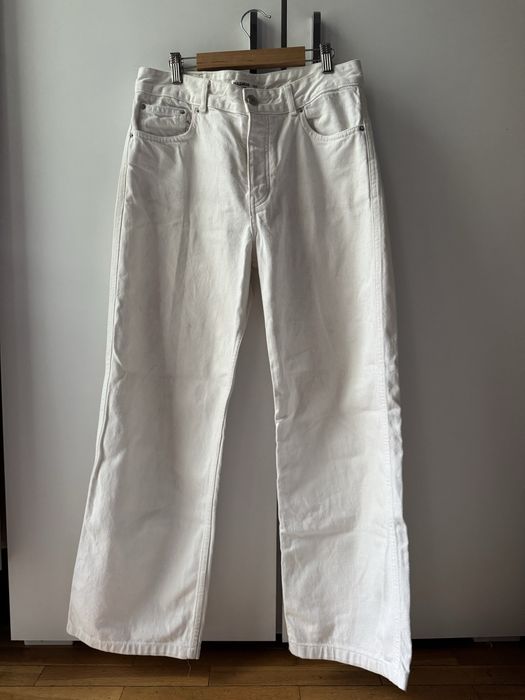 Бели дънки Pull&Bear