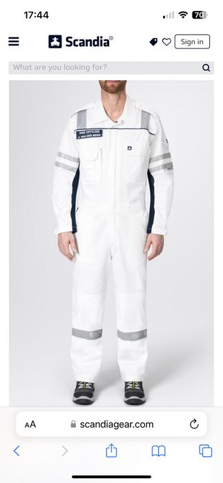 Scandia coveralls combinezon munca M