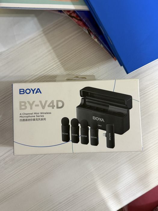 микрофоны для видеосъмки 4шт от бренда BOYA новый