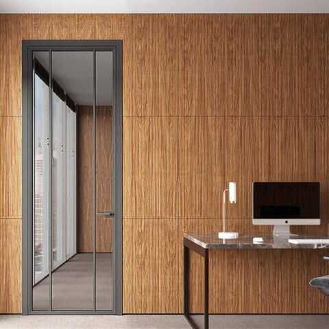 Металическая межкомнатная дверь с остеклением. Loft Лофт