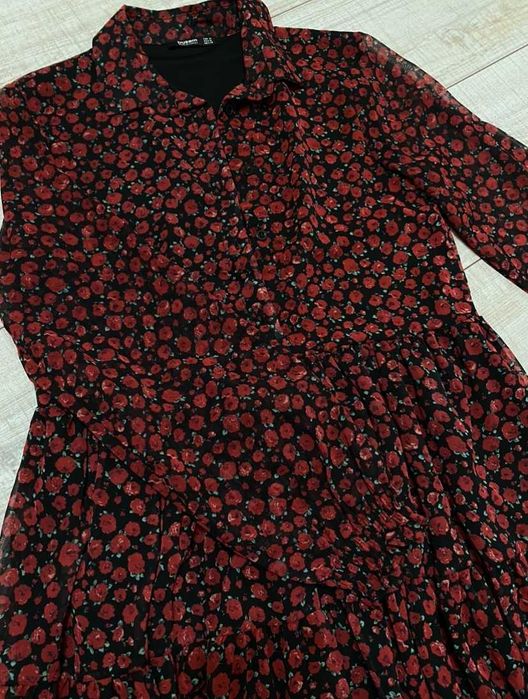 Платье шифоновое, S-M