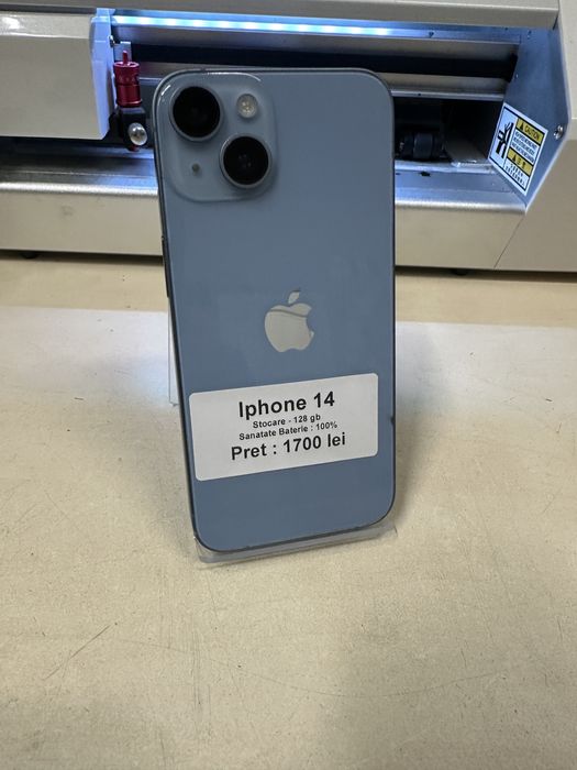 Iphone 14 / 128 gb / 100% baterie / Garantie / Impecabil