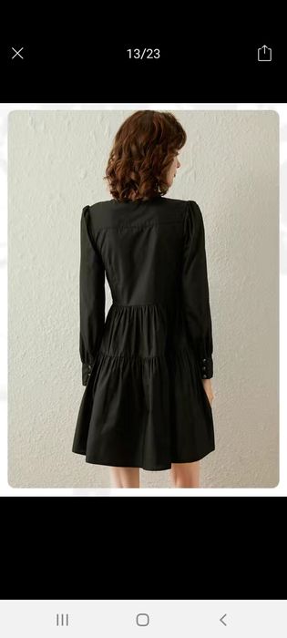 Маленькое чёрное платье хлопок