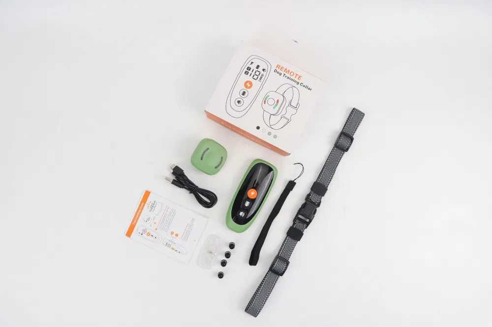 Set 2 zgărzi electrice pentru dresaj cu telecomandă 800m soc, vibratii