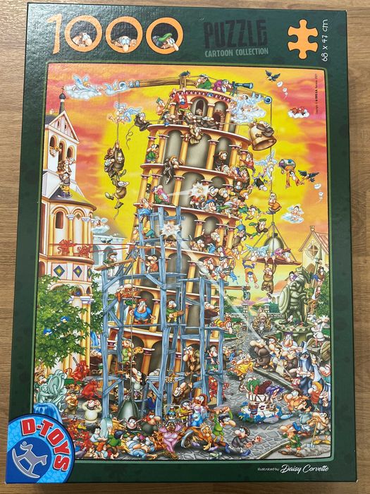 Set 4 puzzle-uri 1000 piese, complete – 100 lei