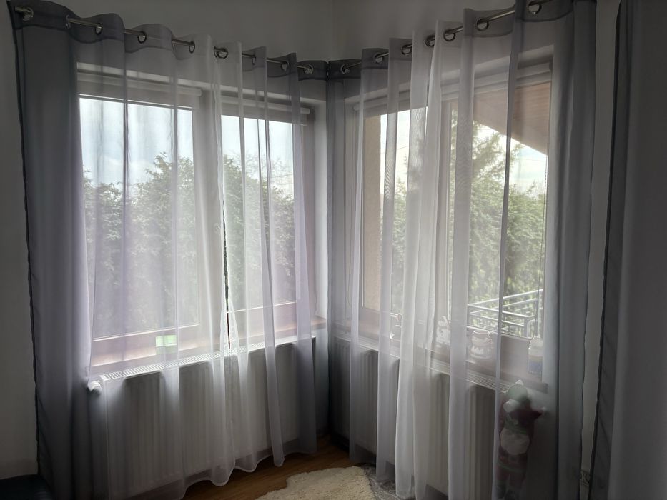 Perdele si galerii de inox, stare excelenta