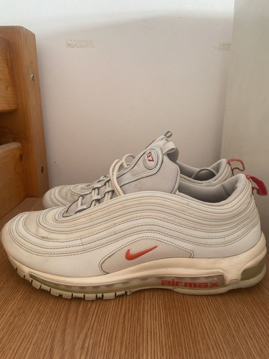Air max 97 platinum orange