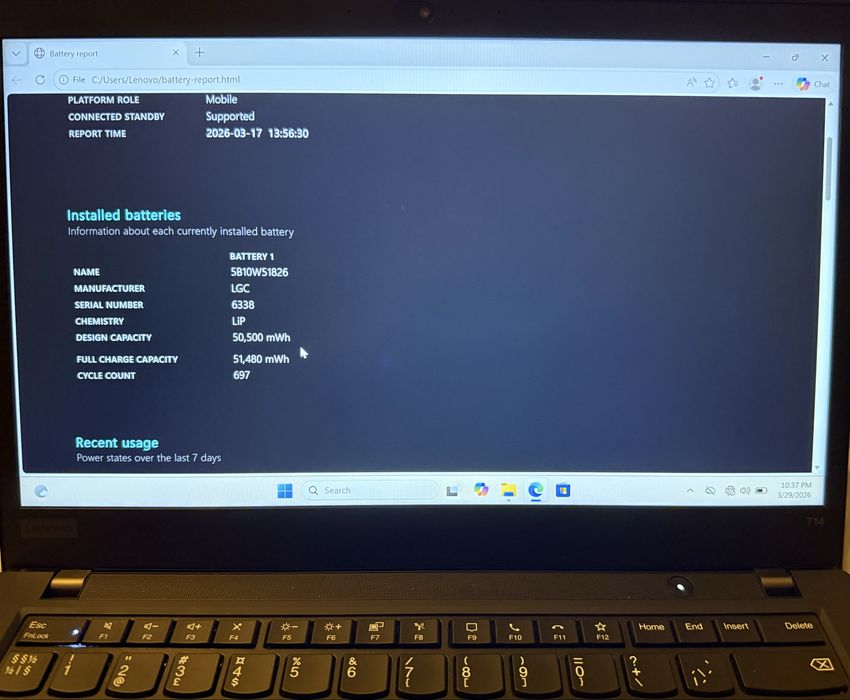 Lenovo Thinkpad T14 Gen2 CA NOU ! Ryzen 5 Pro 16GB ! T490 T495 Gen1