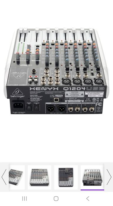 Mixer Behringher Xenyx1204USB