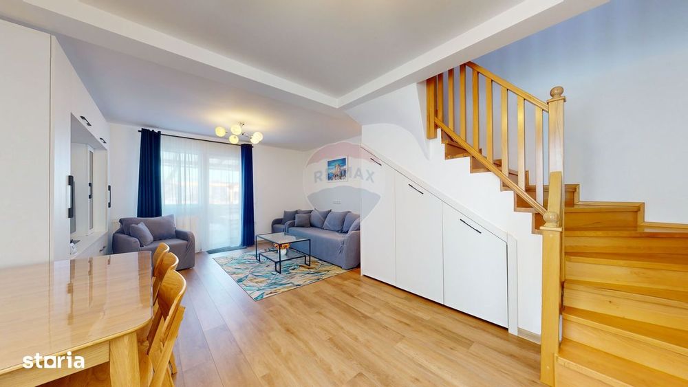 Casă / Duplex cu 3 camere de închiriat în zona Harmanului