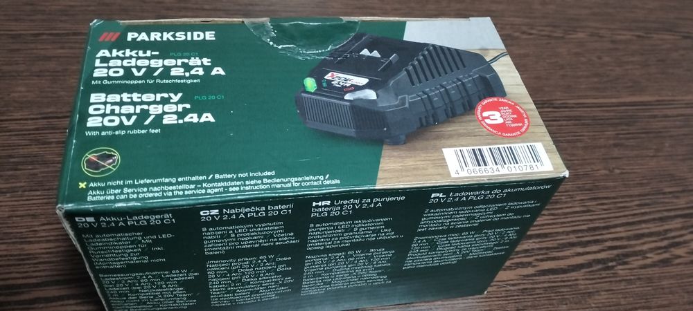 Încărcător parkside