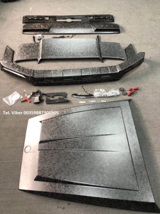 Спойлери BRABUS от "Forged CARBON" Mercedes G350 G400 G500 G63 AMG