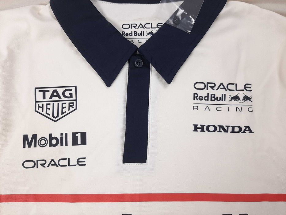 Red Bull Racing Team Polo Shirt - Оригинална мъжка тениска с яка