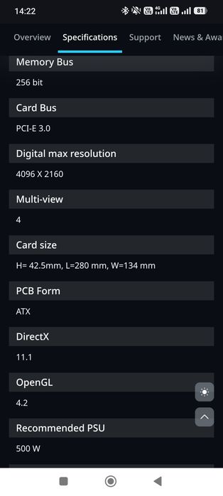 Placa video AMD 2GB