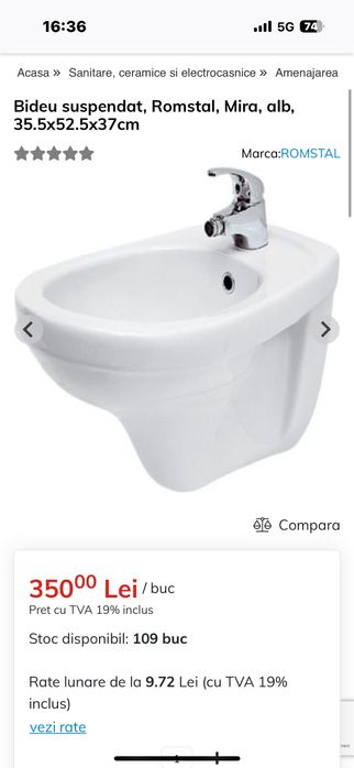 baie Bideu fara baterie nou 10/10 iasi oferta urgent iasi centru