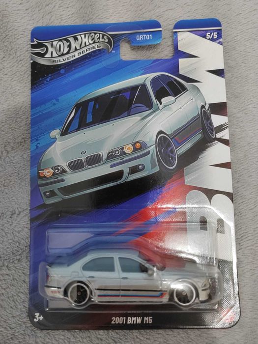 Hot Wheels Set 5 x BMW Silver Series