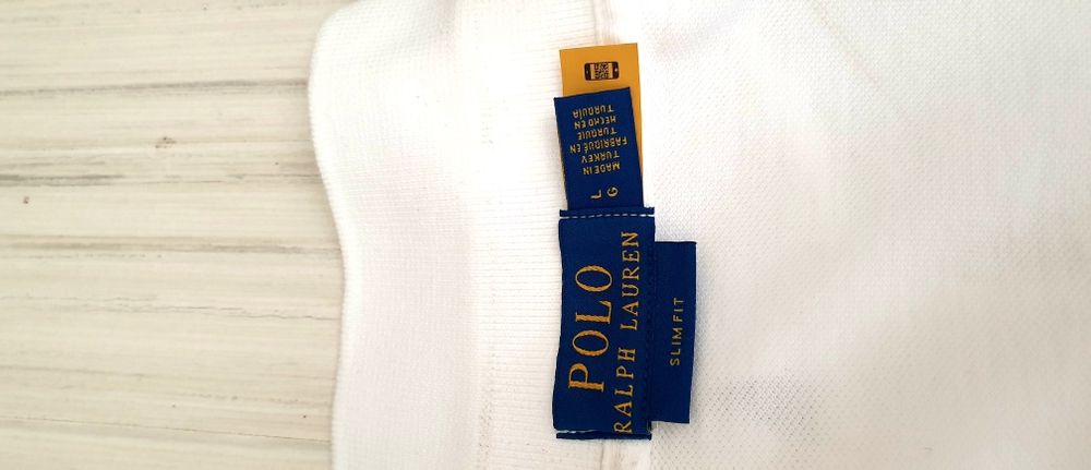 POLO Ralph Lauren Pique Cotton Slim Fit L НОВО ОРИГИНАЛ Мъжка Тениска
