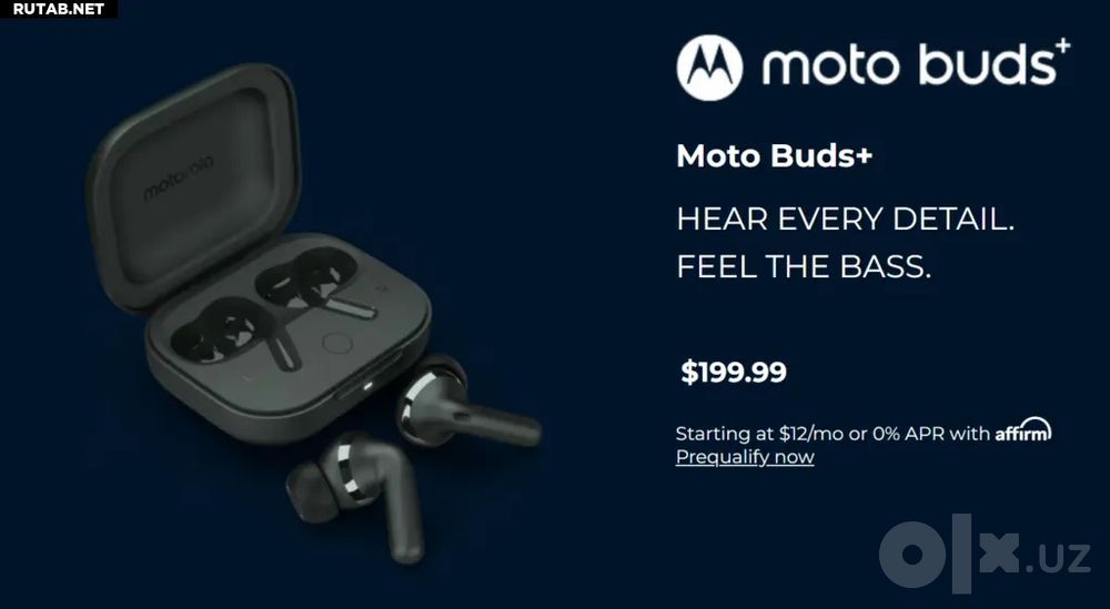 Флагманские наушники Motorola Buds 2 Plus