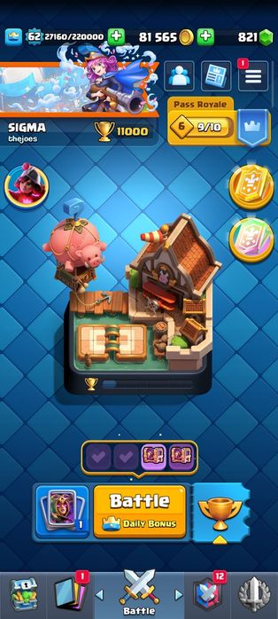 Аккаунт в клешь рояль