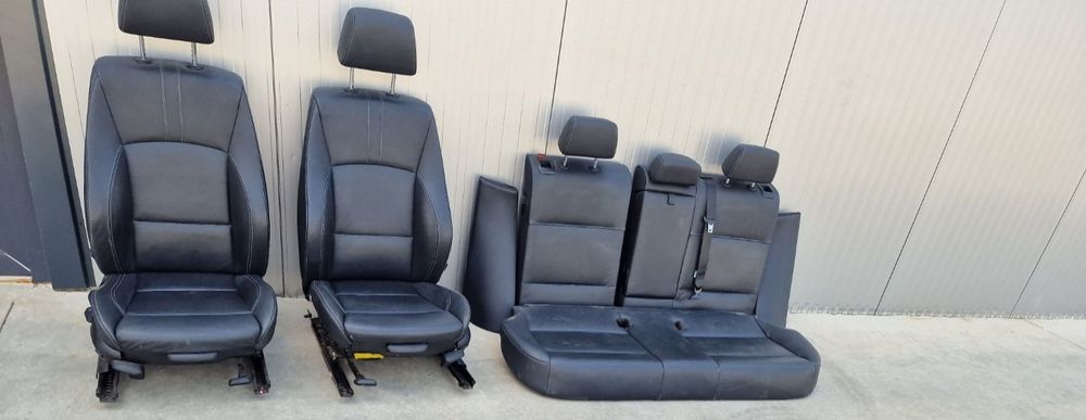 Interior scaune recaro banchetă piele neagră fara încălzire bmw x3 f25