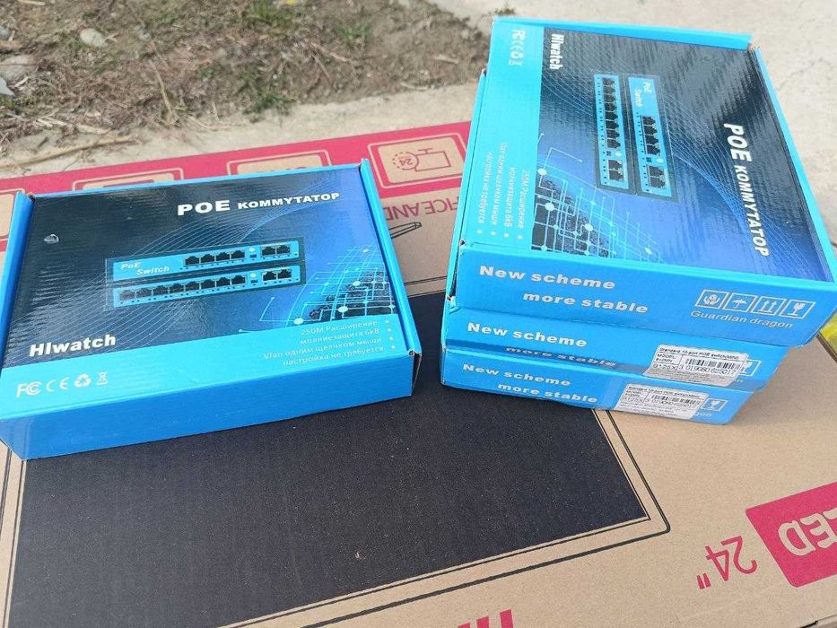Коммутатор PoE для видеонаблюдение