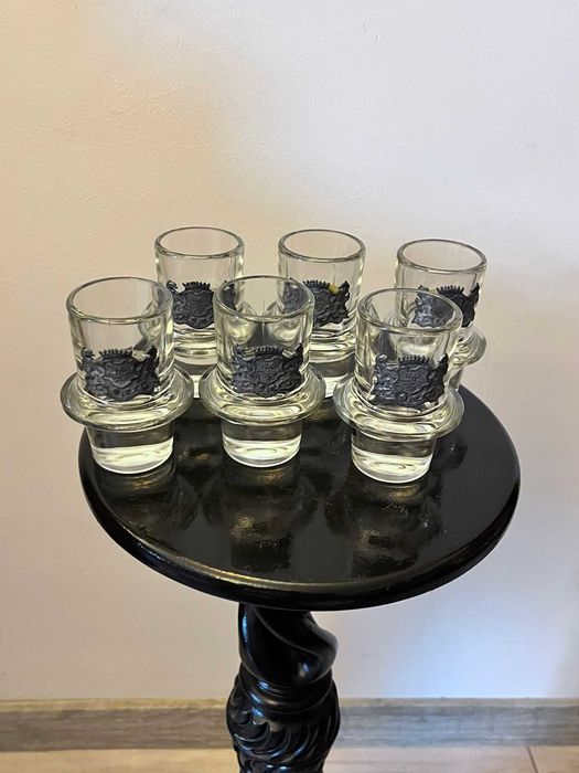 Set sase piese sfesnice cu decoratiuni metalice bibelouri bibelou