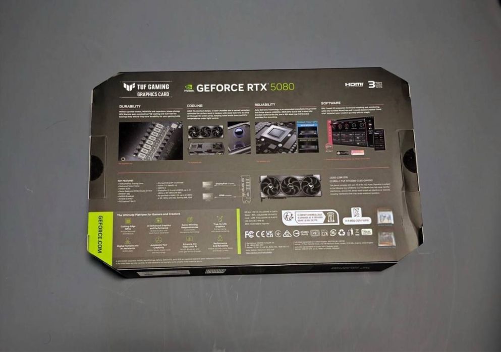 Asus TUF gaming RTX 5080 OC