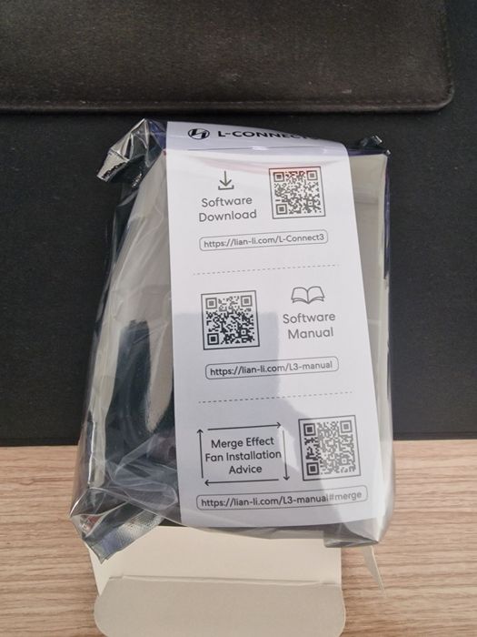 Fan controller Lian Li UNIFAN SL-V2, RGB/PWM, L-Connect 3, Black