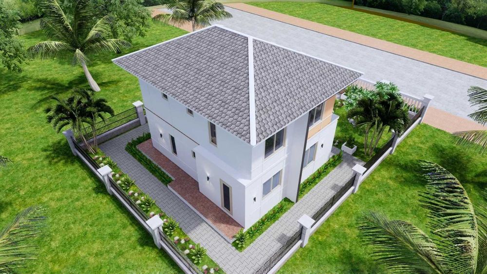 НА ИЗПЛАЩАНЕ - Двуетажна сглобяема къща с 4 спални, 156 кв. м