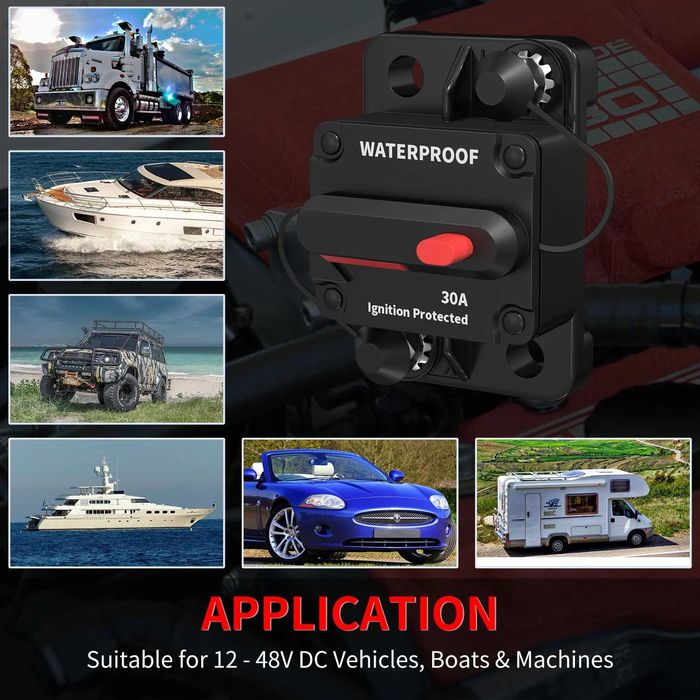 Автомобилен електрически предпазител, Водоустойчивост, 50А-300A