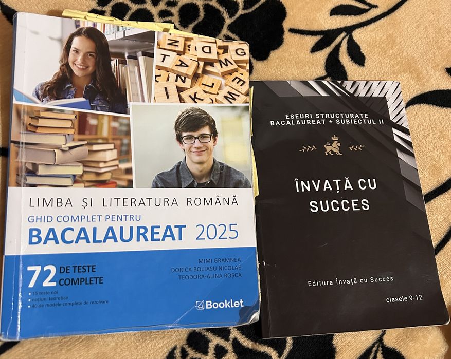 Pachet Română BAC 2026 – 72 teste cu modele + carte de învățat