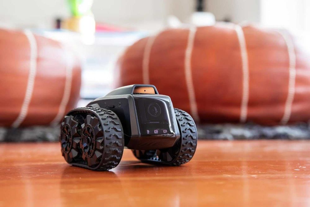 Moorebot Scout Model E — универсальный мобильный робот-камера.