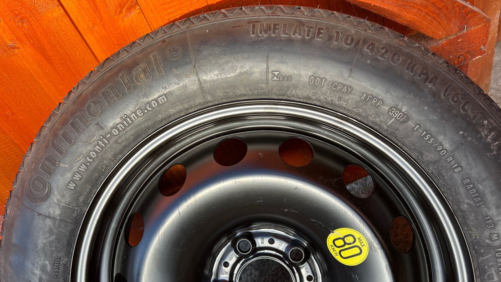 Kit Roata reserva slim 155/90 R18 - BMW X5 E70