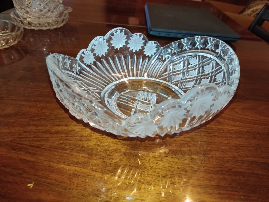 Хрустальная ваза, состояние -идеальное